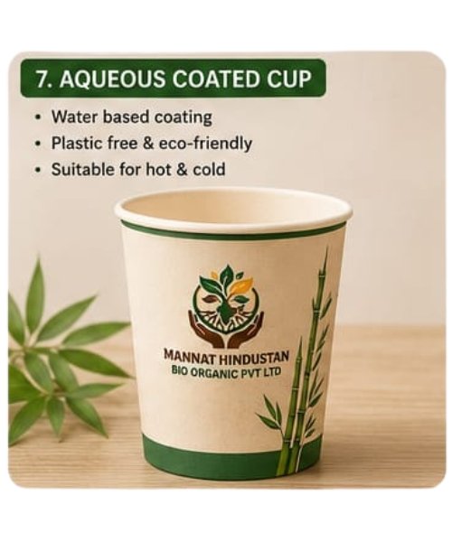 Aqueous Coated Cups
